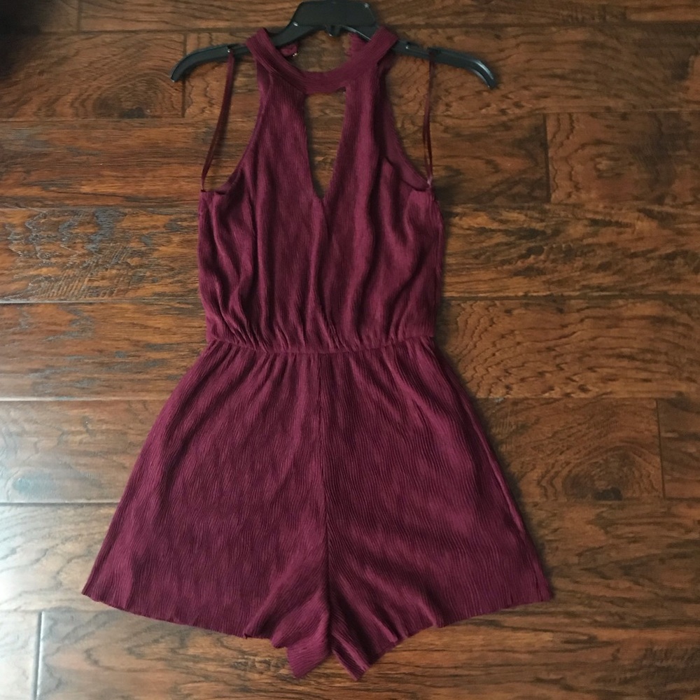 Red wine romper